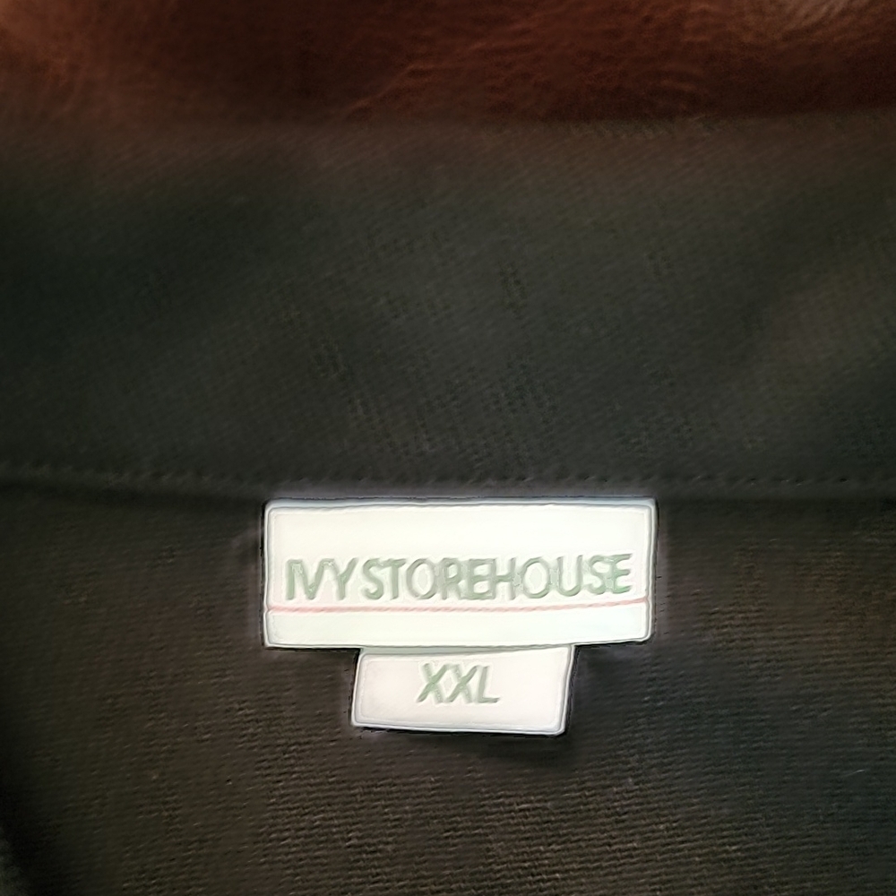 AKA Black Tweed Jacket with Gold Buttons and Green Trim - Picture 2 of 6